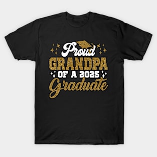 Grandpa Senior 2025 Proud Grandpa Of A Class Of 2025 Graduate T-Shirt